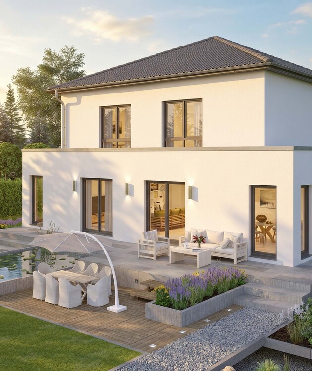 Stadthaus / Stadtvilla S-168 mit Flachdach - Wohnraumerweiterung