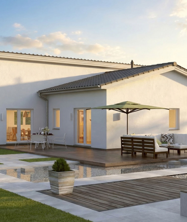 Pultdachbungalow 120