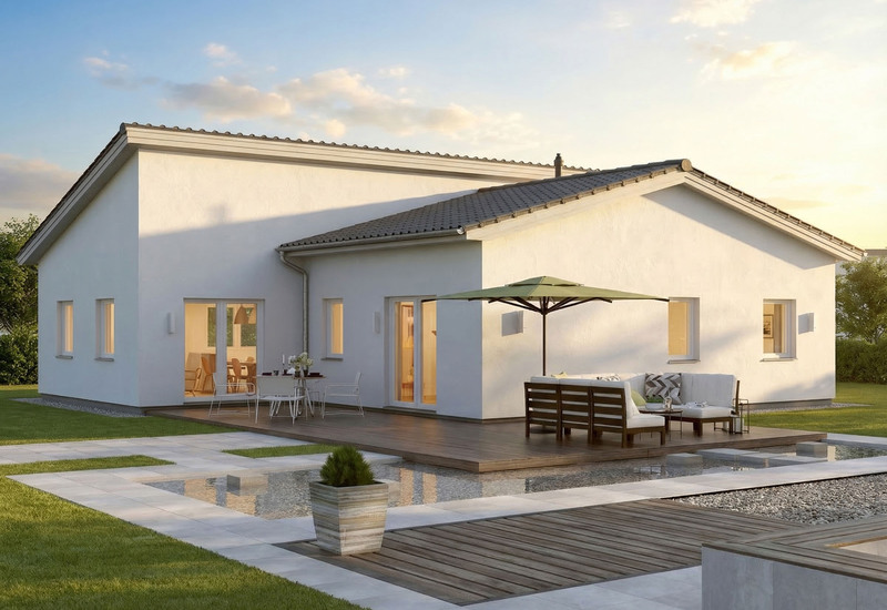 Pultdachbungalow 120